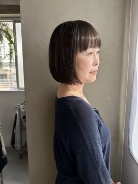 シセイ 青山(SHISEI) 脱白髪染め/40代/50代/60代/ショートボブ［南青山］