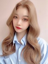 ラルムバイシー 新宿(LARME by Sea)&nbsp;韓国前髪顔周り×フェミニンハイトーン【新宿/髪質改善】
