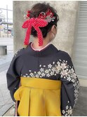 卒業式ヘア
