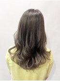 グレージュハイライトカラー［博多美容室］