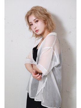 アディクト 東陽町西口(addict) 柔らかシルキーベージュ＿ミディアム＿アッシュ［東陽町]