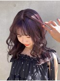 【macana指名】くすみピンク　ラベンダー　ワンブリーチ