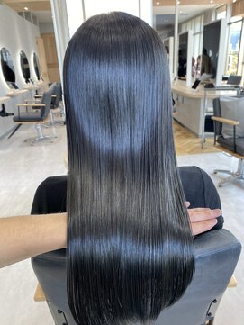 ジーナ 福岡天神(Zina) 地毛風カラー × 髪質改善トリートメント【中村一樹】