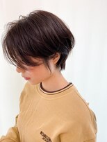 ネオリーブアイム 横浜西口店(Neolive aim)&nbsp;大人可愛い束感　耳掛けひし形小顔丸みショートボブ【近藤】横浜