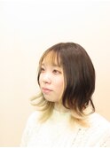 ミディアムインナーカラー