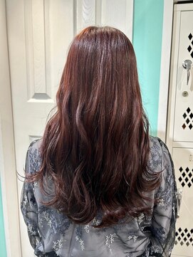 マティーナ ヘアー 池袋(Matina hair) 【ロング×ピンクブラウン】20代30代40代50代