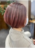 バレイヤージュ風カラー