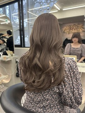 ロンドウル 熊本(Lond ulu) シアーカラーで魅力溢れる♪チョコブラウン×ワンカールレイヤー