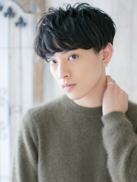 モッズヘア メン 上尾東口店(mod's hair men) 20代30代ブラックダウンパーマ黒髪スマートマッシュX上尾