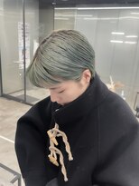 ノード(NODO)&nbsp;【なりたい髪色へ】ショートのスモーキーグリーン