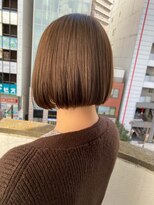 ネウィ 川崎(newi)&nbsp;丸型卵形韓国風顔まわりエアリーロング美髪ピンクブラウン川崎