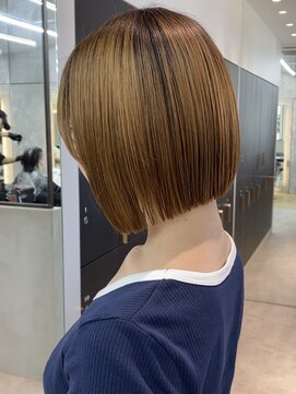ロンドアジュール 横浜(Lond azur) 縮毛矯正で朝が楽ちん！ボブ