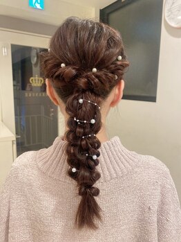 ヘアセットサロンコト(Hair Set Salon KOTO)の写真/【心斎橋駅徒歩3分】結婚式・二次会・コンサート・オタ活・女子会♪特別な日はプロの技で華やかに可愛く☆