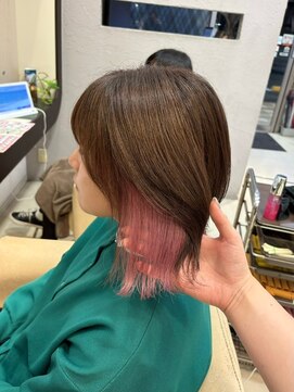 ヘアショップエヌアンドエー 久喜 栗橋店(hairshop N&A) 秋冬カラー×インナーカラー ケアブリーチ/髪質改善ケアTr