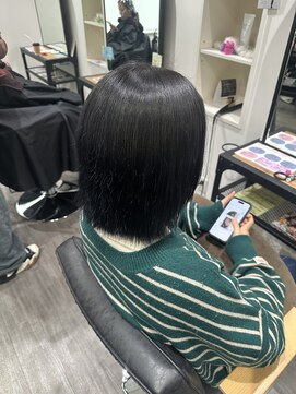 ココット 京橋店(cocotte) 艶髪ブルーブラックカラー