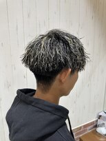 ソワン ドゥ ブレス 立花店(soin de brace) メッシュ/ツイスパ/メンズパーマ/波巻きツイストスパイラル/尼崎