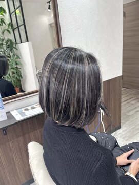 ベルヘアーデザイン 堺東(Belle hair Design) コントラストハイライト/ハイライト/外国人風/堺東