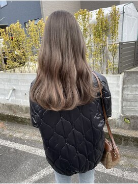 スイヘアデザイン 久留米(suii.. hair design) くすみベージュ/中明度カラー/久留米