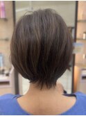 長めショートボブスタイル