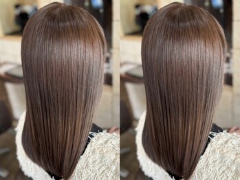 シュモレポルターレ(Shumore portare)の写真/<季節感×透明感叶う色味◎>肌魅せ髪質改善カラーで美髪も叶う[東雲駅/豊洲駅/縮毛矯正/髪質改善/白髪染め]