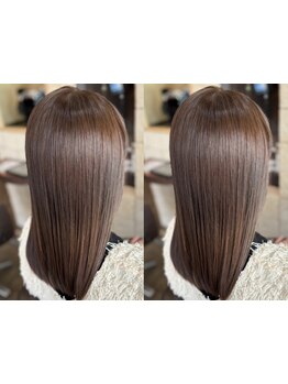<季節感×透明感叶う色味◎>肌魅せ髪質改善カラーで美髪も叶う[東雲駅/豊洲駅/縮毛矯正/髪質改善/白髪染め]