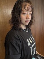 ヨロヘアー(YOLO hair) ボブ 顔周りレイヤー パーマ