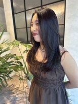 オンドバイサク(ondo by Saku)&nbsp;暖色カラー/艶カラー/レイヤーカット/ブリーチ無しカラー/20代