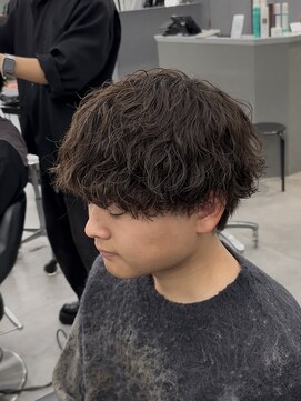 オーバルバイアピッシュ(OVARL by apish) 波巻きスパイラルシャドウパーマツイストスパイラルメンズ