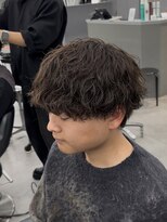 オーバルバイアピッシュ(OVARL by apish) 波巻きスパイラルシャドウパーマツイストスパイラルメンズ