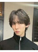 韓国風センターパート/カルマパーマ/毛流れセンターパート