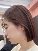 大人ボブ 髪質改善 ストレート 縮毛矯正