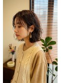 まわりと差がつく小顔ショート×ヘーゼルブラウン