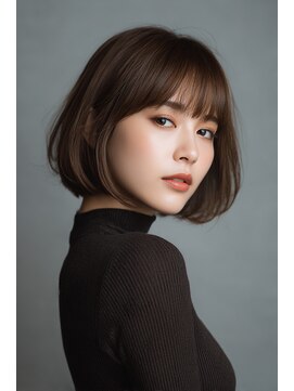ロッソ ヘアアンドスパ 谷塚店(Rosso Hair&SPA) 前髪顔まわりカット/外ハネボブ/丸みボブ/ショートボブ