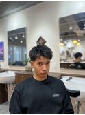 仙台　メンズカット　スパイキーショート　フェード