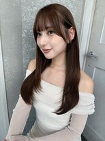 ルームバイシー 新宿(Loom. by Sea)&nbsp;ココアベージュ×レイヤー[小顔/黒髪/オリーブグレー]