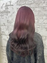 プライズ 池袋店(prize)&nbsp;大人可愛い◎ブリーチルーツカラーピンク×ロングレイヤーカット