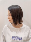 切りっぱなしボブ