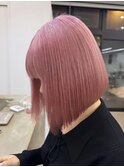 ピンクカラー10代20代30代タッセルボブ