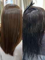 ユニル(unir)&nbsp;酸性ストレート×髪質改善で-10歳若見え★