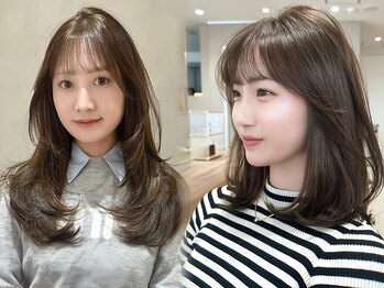 全席個室美容室 Zina 近鉄奈良 髪質改善＆トリートメント【2月27日NEW OPEN(予定)】 の写真/【カット＋ケアカラー＋超音波クイックTR￥6900】大人のモテ髪ミディアム・ボブヘアはZinaで★