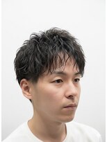 アヴニール アックス(Avenir axe) ゆるめ波打ちパーマ/刈り上げ/メンズカット/眉カット