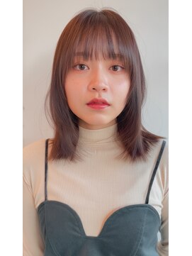 リム(RiM...) 切りっぱなしくびれヘアレイヤーミディー