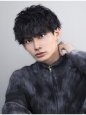 ツーブロックシャドウ無造作スパイラルマッシュ 【葵質感】