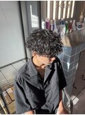 【メンズ】波巻きスパイラルパーマ
