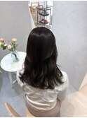 艶感オリーブグレージュ×ほんのりブラウンカラー