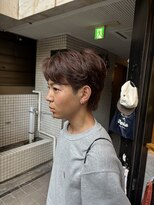 スタンド バイ ヘアー アンド コーヒー 恵比寿(STAND By HAIR ＆ Coffee)&nbsp;ニュアンスパーマ×リバースセンターパート