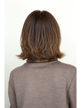 ヘアメイク イズム(HAIR MAKE ism) 【ism 千葉】レイヤーボブ×カーキブラウンB