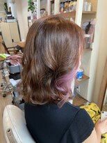 ロカット サロン(Roquat Salon)&nbsp;ボブイヤリングカラー【ヘアセット/ヘアアレンジ/立川/立川南】
