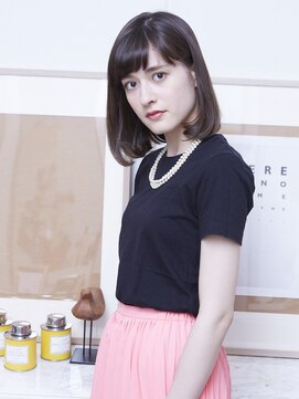 クローゼット 新宿(closet) 外ハネボブ/ペールベージュ[髪質改善/ヘッドスパ白髪染め/新宿】