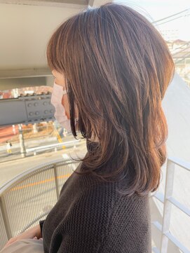 オーシャン(Ocean) ［OCEAN　Hair&Life]白髪ぼかしハイライト/ウルフ/脱白髪染め